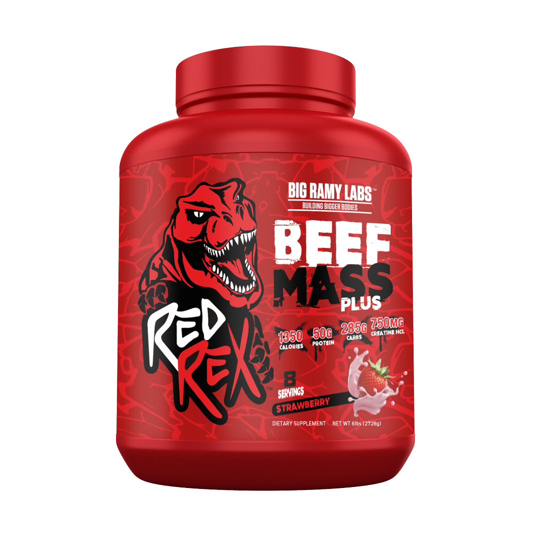 Big Ramy Labs Building Bigger Bodies Beef Mass Plus-8Serv